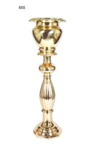 Florero grande de aluminio Decoración del banquete de Boda del hogar Acabado brillante Florero de metal decorativo - Product Image 5