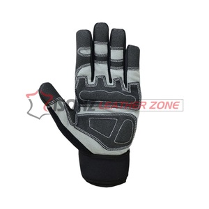 Guantes de Trabajo Mecánicos Negros Anti-Impacto, Guantes Mecánicos para Trabajo en Campos Petroleros y Multiusos - Product Image 3