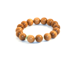 Cuentas de sándalo natural, cuentas redondas sueltas de 20mm - Product Image 1