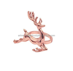 Porte-serviettes en acrylique plaqué or, STYLE nouveau, pour la vaisselle, porte-serviettes en métal - Product Image 4