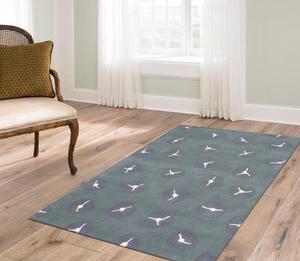 Tapis moderne de luxe en laine touffeté à la main, ensemble de tapis multicolores doux, haute qualité, fait à la main, antidérapant, personnalisable - Product Image 3