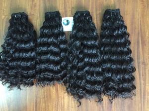 ผมต่ออัจฉริยะ Weft Virgin Remy,ผมคนผมหยิกหยักศกแบบคู่ - Product Image 6