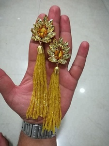 2018 Boucles d'oreilles à breloques de créateur artisanales pour femmes Boucles d'oreilles mignonnes pour la fête de mariage et le cadeau - Product Image 5