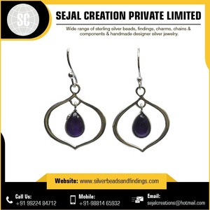 Pendientes de Plata de Ley 925 a granel para bodas, regalos, fiestas, proveedor de piedras preciosas - Product Image 5