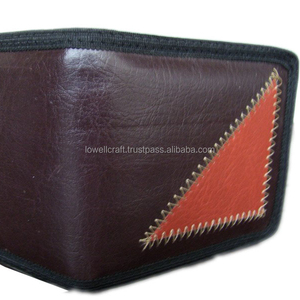 Tarjetero múltiple de dos pliegues para hombre, carteras de cuero - Product Image 1