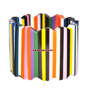 กำไลข้อมือยืดได้ทำจากเรซินเครื่องประดับทำมือสไตล์อินเดียพร้อมคุณภาพและราคาขายส่งที่ดีที่สุด - Product Image 5