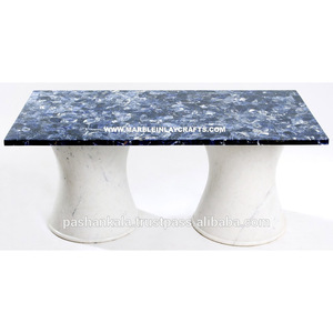 Tablero de Mesa Rectangular de Lapislázuli Semiprecioso - Product Image 1