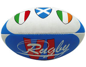 BOLA DE RUGBY DE PU DE ALTO GRADO LOGOTIPO PERSONALIZADO TAMAÑO 5 BUENA COSTURA CAUCHO SINTÉTICO CALIDAD PRODUCTO PARTIDOS DE ENTRENAMIENTO MATERIAL DE CUERO - Product Image 4