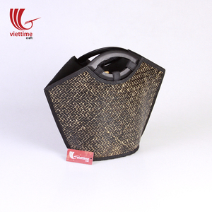 Bolso de bambú tejido elegante/bolso de bambú tejido estampado - Product Image 4