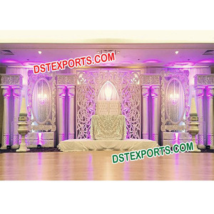 Paneles Decorativos de Fibra Victoria para Eventos, Bodas, Fiestas, Decoración de Bodas Inglesas, Pilares Romanos, Decoración de Escenarios para Bodas en Australia - Product Image 1