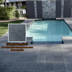 Azulejo de piedra caliza de pavimentación de sillería de diseño de piedra gótica azul Natural de Vietnam antiguo moderno para uso en exteriores - Product Image 2