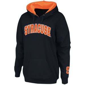 CTR SPORTS CTR-6042 Men's European Style Winter Solid Pullover Hoodies Embroidered Fleece Anti-Wrinkle Anti-shrink Regular Fit - Product Image 1