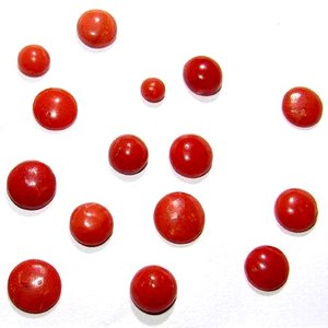 Corail Italien Forme Ronde Corail Lisse Cabochon de Pierres Précieuses Fabrication de Bijoux Qualité Naturelle Incroyable - Product Image 2