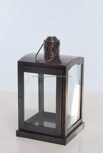 Andle Hmayor anterantern Brown ololor hecho a mano ednd OME me OME ecoration Use - Product Image 5