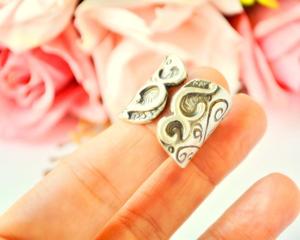 Anillo de dedo medio de banda ancha Maxi de gran tamaño para hombre con aleación turquesa estilo bohemio - Product Image 2