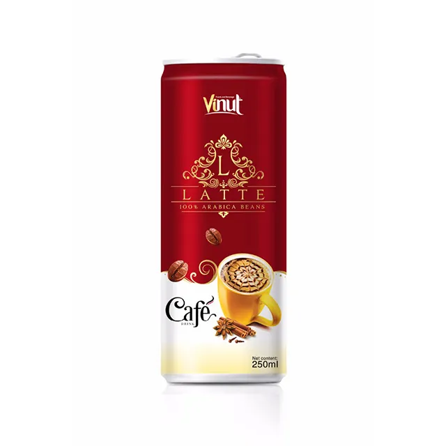 100% Hạt Arabica Latte Cà Phê Uống Vinut Thương Hiệu 250Ml Đồ Uống Cà Phê Hỗn Hợp