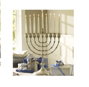 Candelabros hechos a mano de 9 brazos para el hogar, oficina, decoración de boda, candelabros elegantes, farolillos, tarros, arte, colecciones de India, modelo 5093 - Product Image 1