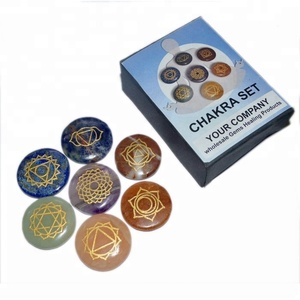 Wholesale Chakra Set Make <b>Your</b> Own Customs Design Box With Logo Semi-Precious Stone Craft - Product Image 1