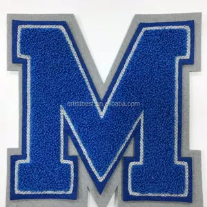 Wholesale Puzzle Iron On Clothing Patch greek chenille letter