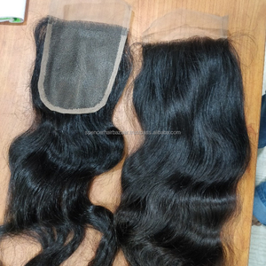 100% tự nhiên Trinh Nữ Ấn Độ tóc ren đóng cửa không đổ trong màu sắc ban đầu của nó - Product Image 1