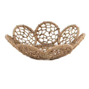 Panier à fruits en fil de fer avec corde enroulée, paniers de rangement en fil de fer, panier à fruits pour table à manger, panier de rangement en fil de fer, panier décoratif - Product Image 1