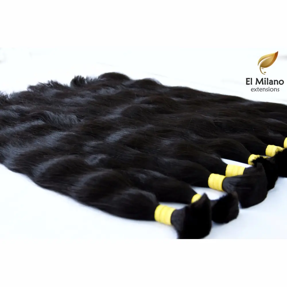 Double Drawn Bundles European 100% Loose Human Hair Bulk Extension for Braiding