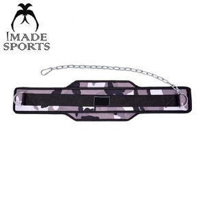 Weight Lifting Gym <b>Exercise</b> Neoprene Dipping <b>Belt</b> with Heavy Chain - Product Image 2