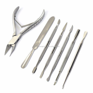 Juego de cortaúñas profesional para manicura y pedicura, empujador de cutículas y pinzas para uñas encarnadas, herramienta para quitar callos, respetuosa con el medio ambiente - Product Image 6
