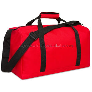 กระเป๋ากีฬาทรงดัฟเฟิลความจุขนาดใหญ่พร้อมช่องใส่รองเท้าวัสดุโพลีเอสเตอร์ขนาด30x30x60ซม. พิมพ์โลโก้ตามสั่ง - Product Image 6