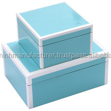 Eco-Friendly Turquoise Lacquer Jewelry Box Vietnam's Traditional Handcrafted <b>Lacquerware</b> - Product Image 6