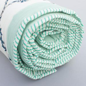 Cotton Soft Red Printed Hand Block Print Boho Jaipuri Rajai Double <b>Bedspread</b> <b>Quilt</b> - Product Image 5