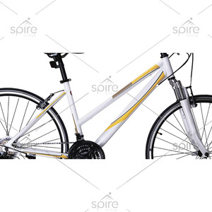 Vélo de montagne en acier à 21 vitesses pour femmes avec fourche à suspension et jantes à double paroi - Product Image 3