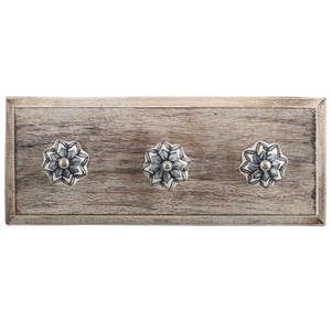 Handmade White Grey and <b>Black</b> Ceramic Wooden Wall <b>Coat</b> <b>Hooks</b> Hangers Reusable Utility Hat Bags Clothes Heavy Duty - Product Image 1