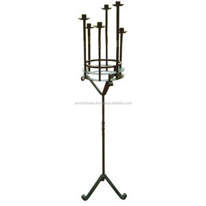 Portavelas de Metal, candelabros de hierro forjado/candelabro, decoración de boda ligera - Product Image 1