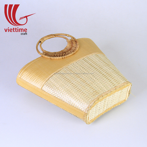 Bamboo Weaving <b>Handbags</b> for Women Wholesale/Bamboo <b>Straw</b> Bag for Sale - Product Image 4