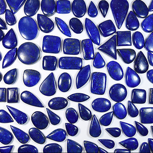 Cabujón de lapislázuli azul natural para la elaboración de joyas, piedra preciosa de origen ético, energía positiva, cristal curativo. - Product Image 1
