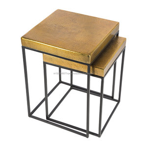 Mesas Auxiliares Encajables con Tablero de Madera - Product Image 3