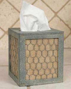 Boîte à mouchoirs carrée décorative en acier inoxydable, nouveau design - Product Image 4