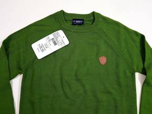 Pulls pour garçons de haute qualité, marque de vêtements, tricots pour enfants, hiver, 100% coton, uni, manches longues, col rond, pull, 2-14 ans, en stock - Product Image 2