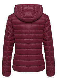 Chaqueta de plumón de lana ligera para mujer, acolchada de burbujas de invierno informal con capucha personalizada con diseño sin cuello esquilado - Product Image 2