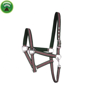 Collier de tête miniature cuir nylon licou accessoires de course de chevaux - Product Image 4