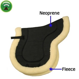 Manta de caballo de piel de oveja, almohadilla de lana para SILLÍN inglés - Product Image 5