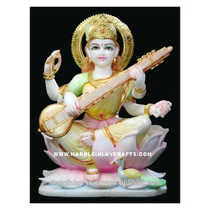 Marble Saraswati Maa Statue - Product Image 1