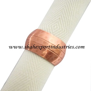 Antique <b>Copper</b> Metal Napkin Rings Round Napkin Holders for Wedding Dinner Parties Tabletop <b>Table</b> Decoration - Product Image 5
