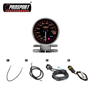 60mm lớn hit Trắng Analog Meter 2-màu nhiệt độ nước đo cho xe ô tô OEM/ODM tùy chỉnh hỗ trợ - Product Image 5