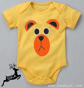 india online shopping Wholesale custom print kids knitted organic cotton baby romper Kids Romper Baby Boy Short Sleeve rompers - Product Image 6
