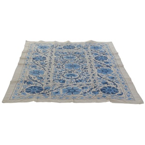 ผ้าคลุมเตียง suzani ทำด้วยมือสไตล์วินเทจปักผนังอัฟกานิสถานหายากแขวน - Product Image 4