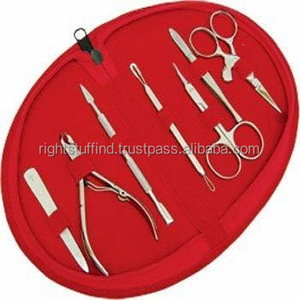 Ensemble de manucure coupe-ongles nettoyant coupe-ongles Kit de lime à ongles étui outil de pédicure - Product Image 1