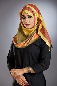 Écharpe rectangulaire multicolore en viscose pour femmes Hijab Super Luxury - Product Image 6