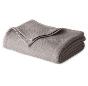 Manta de punto de algodón, manta tejida gruesa personalizada, cálida, para sofá - Product Image 5